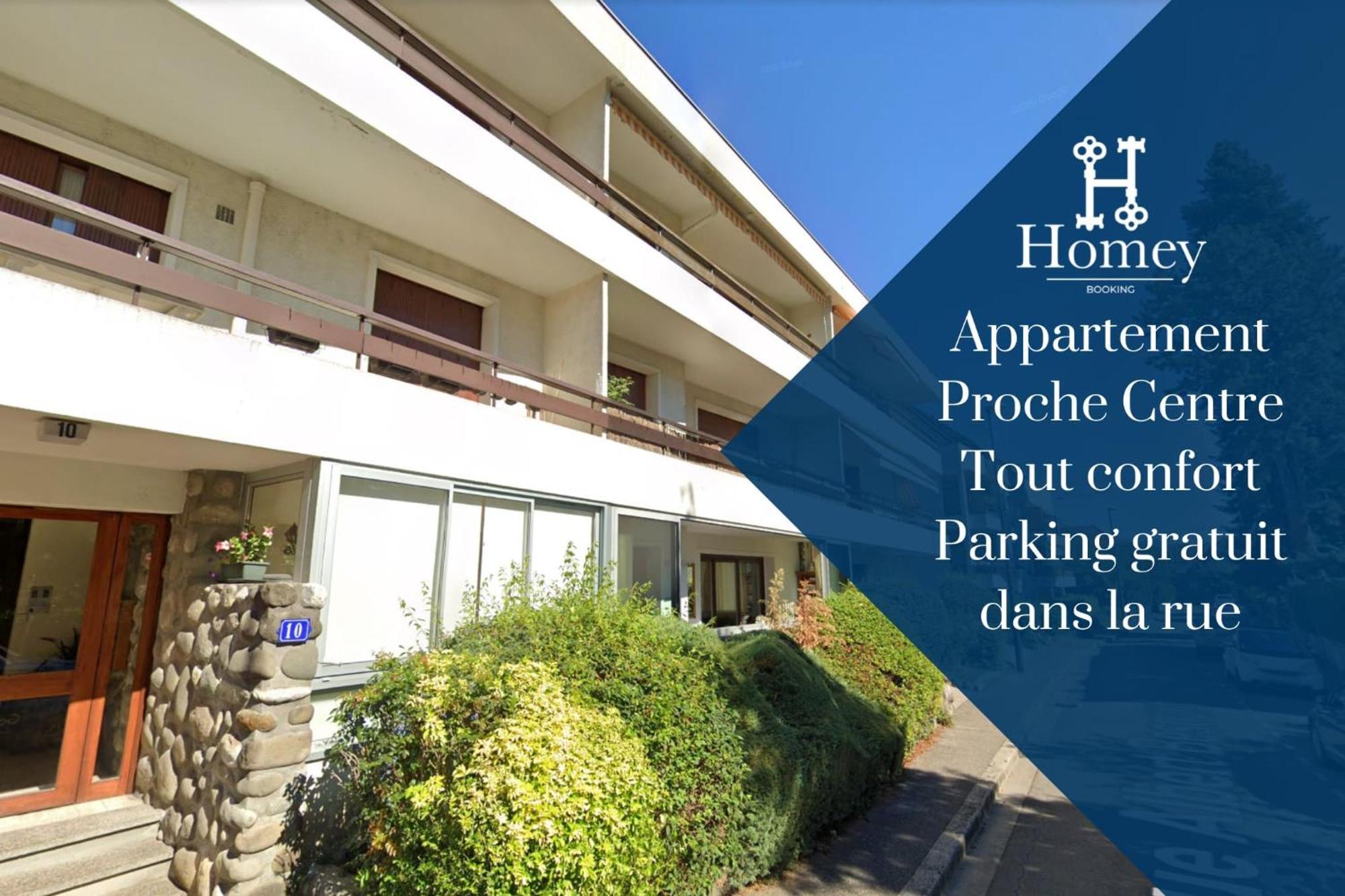 Homey Tidy - New / Proche Centre Annecy / Parking Gratuit / Logement Entierement Equipe Экстерьер фото