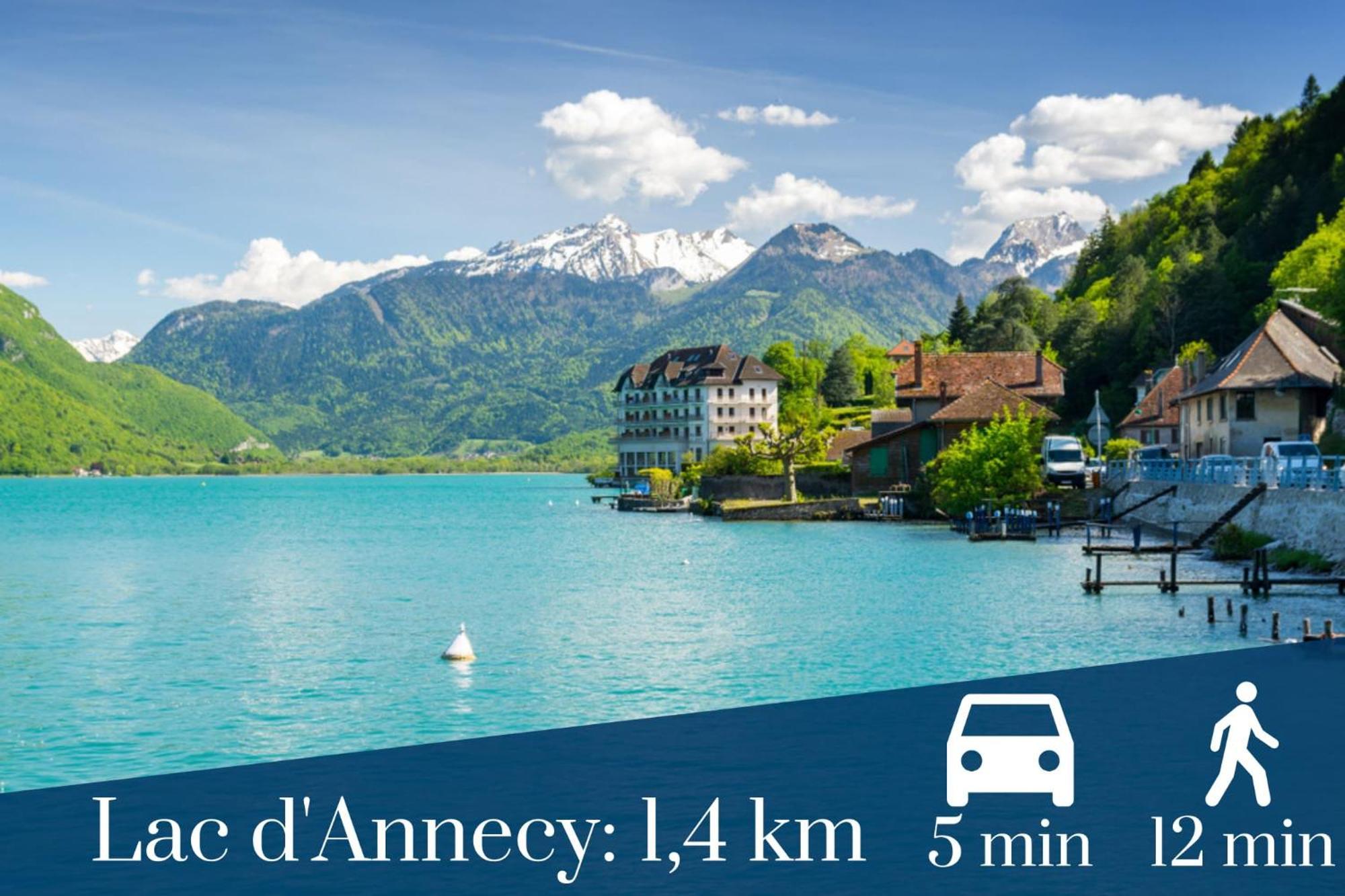 Homey Tidy - New / Proche Centre Annecy / Parking Gratuit / Logement Entierement Equipe Экстерьер фото